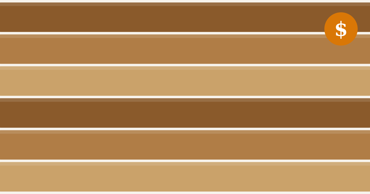 Wood-plank flooring with a price tag - flooring cost calculator