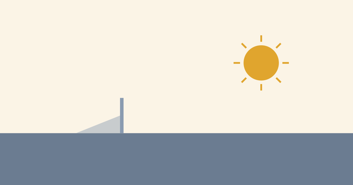 Low sun casting a long shadow from a post - sun angle and shadow calculator