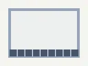 Room perimeter with a highlighted baseboard run - baseboard calculator