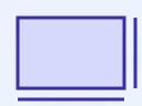Room floor plan with length and width arrows - square footage calculator