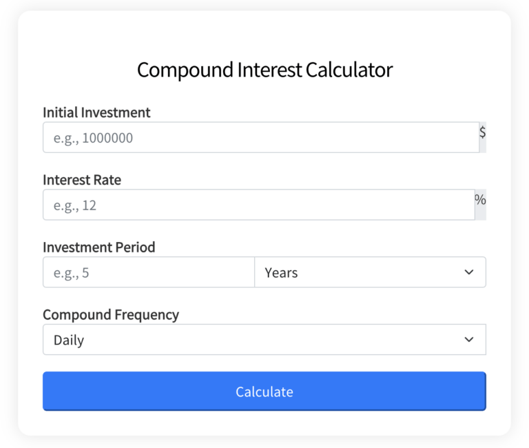 Läs mer om artikeln Compound Interest Calculator – Let’s Utilize the Magic of Compound Interest