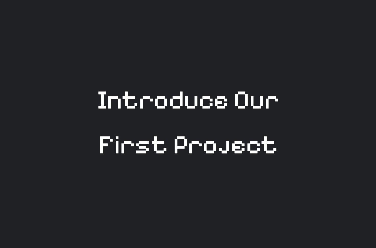 introductionProjet